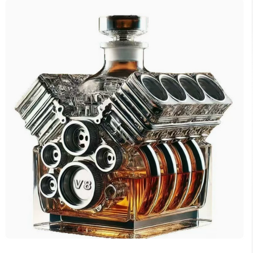 🥃 V8 Engine Whiskey Decanter