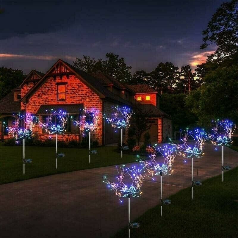 🔥LAST DAY 60% OFF - 🎁Waterproof Solar Garden Fireworks Lamp