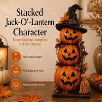 Stacked Jack-O’-Lanterns