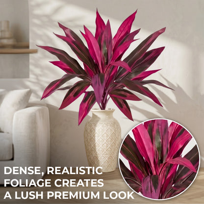 🔥Last Day 50% OFF🔥2Pcs Artificial Boston Fern & Dragon's Blood Tree Plants