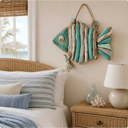 🌊Lighted Coastal FishWall Decor