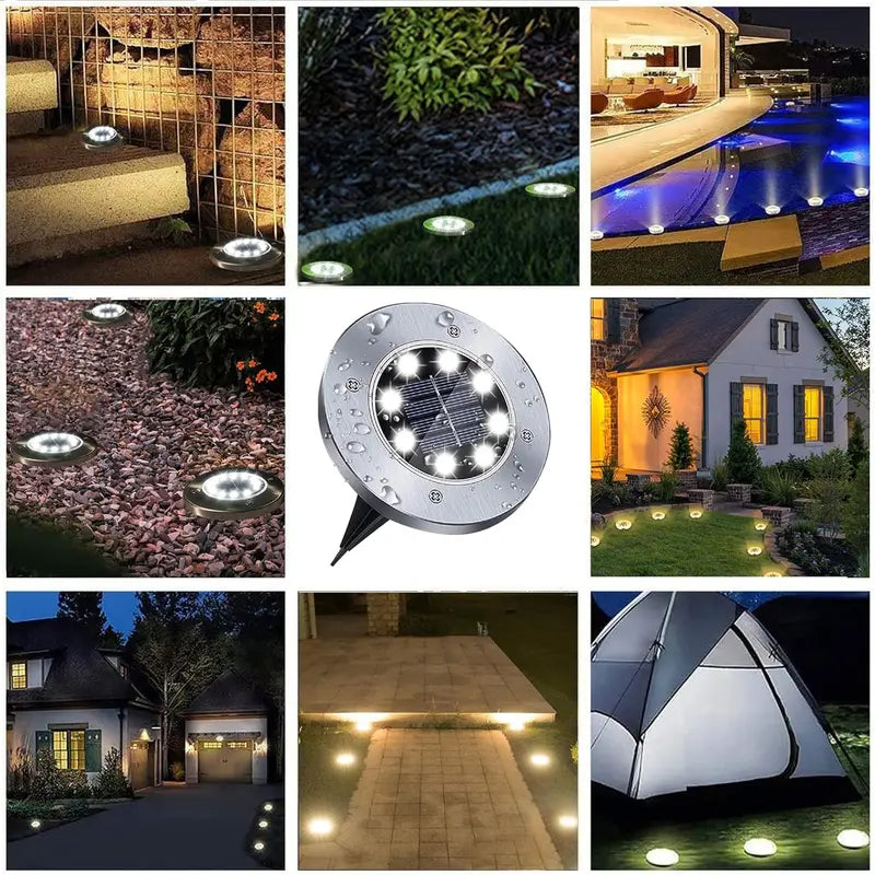 Solar Lights for Outside,12 Pack Solar Lights Outdoor Waterproof