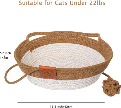 🐱Handwoven Cotton Rope Cat Bed🐱