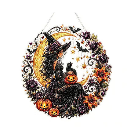 Halloween Diamond Painting Hanging Ornament Kit