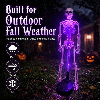 💀 Last Day 50% OFF – Solar Skull Garden Lights with Eerie Color-Changing Glow 🎃