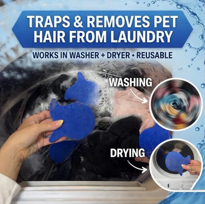 Laundry Pet Hair Removal Fish – 5 Pack