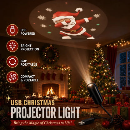 🔥Plug-&-Play HD Christmas Projector – 6 or 10 Festive Scenes