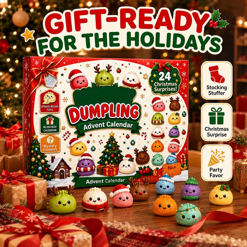 Dumpling squishy advent calendar Christmas gift