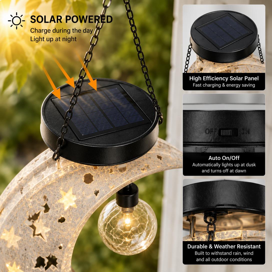 🎃 🎃Halloween Early Bird Sale | 50% OFF Black Cat Moon Solar Lantern