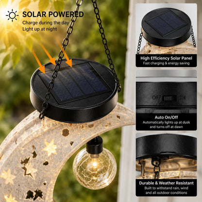 🎃 🎃Halloween Early Bird Sale | 50% OFF Black Cat Moon Solar Lantern