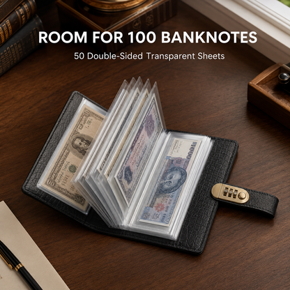 ✨100-Pocket Currency Collection Album | Organize & Protect Your Banknotes ⭐