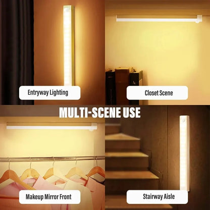 🔥Only $4.99 Last Day Promotion!💡Punch-free Smart Sensor Magnetic Rechargeable LED Lights