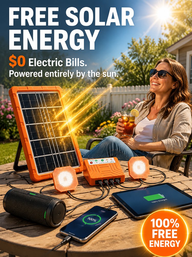 Household solar power generation kit
