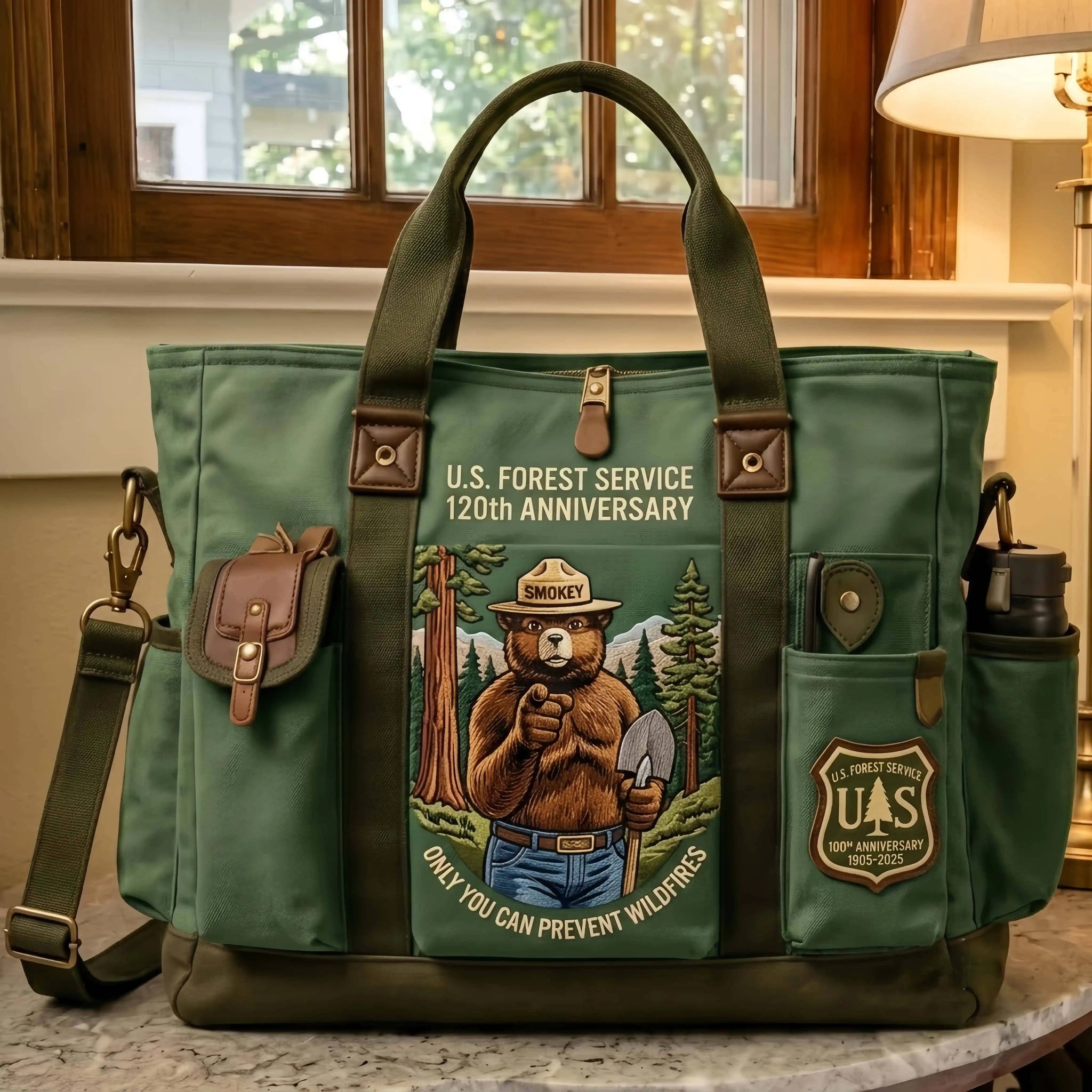 USFS 120th Anniversary Edition Heavy-Duty Multifunctional Outdoor Tote Bag