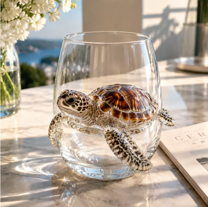 🔥LAST DAY 50% OFF - 🌊 3D Ocean Animal Artisan Glassware Collection for Fresher Sips, Coastal Elegance & Elevated Home Bar Vibes