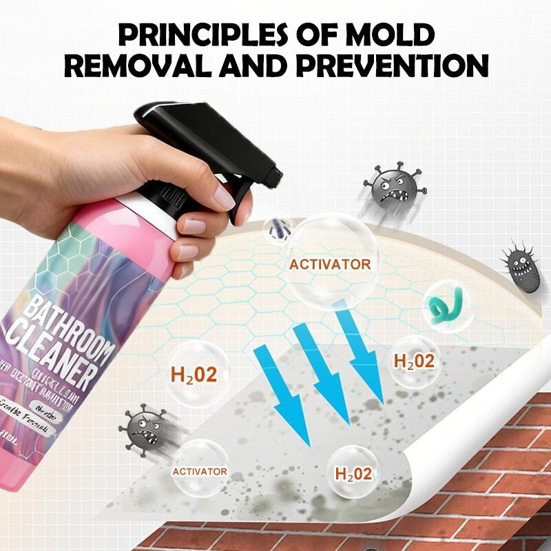 ✨ Bathroom Cleaner: Sparkle in Seconds, No Harsh Fumes✨