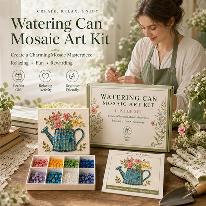 Watering Can Mosaic Art Kit