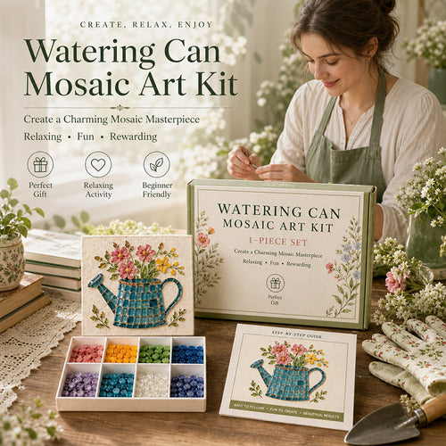 Watering Can Mosaic Art Kit