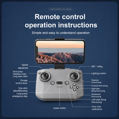 🚁 Capture Stunning 4K Aerial Views with Smart GPS Precision