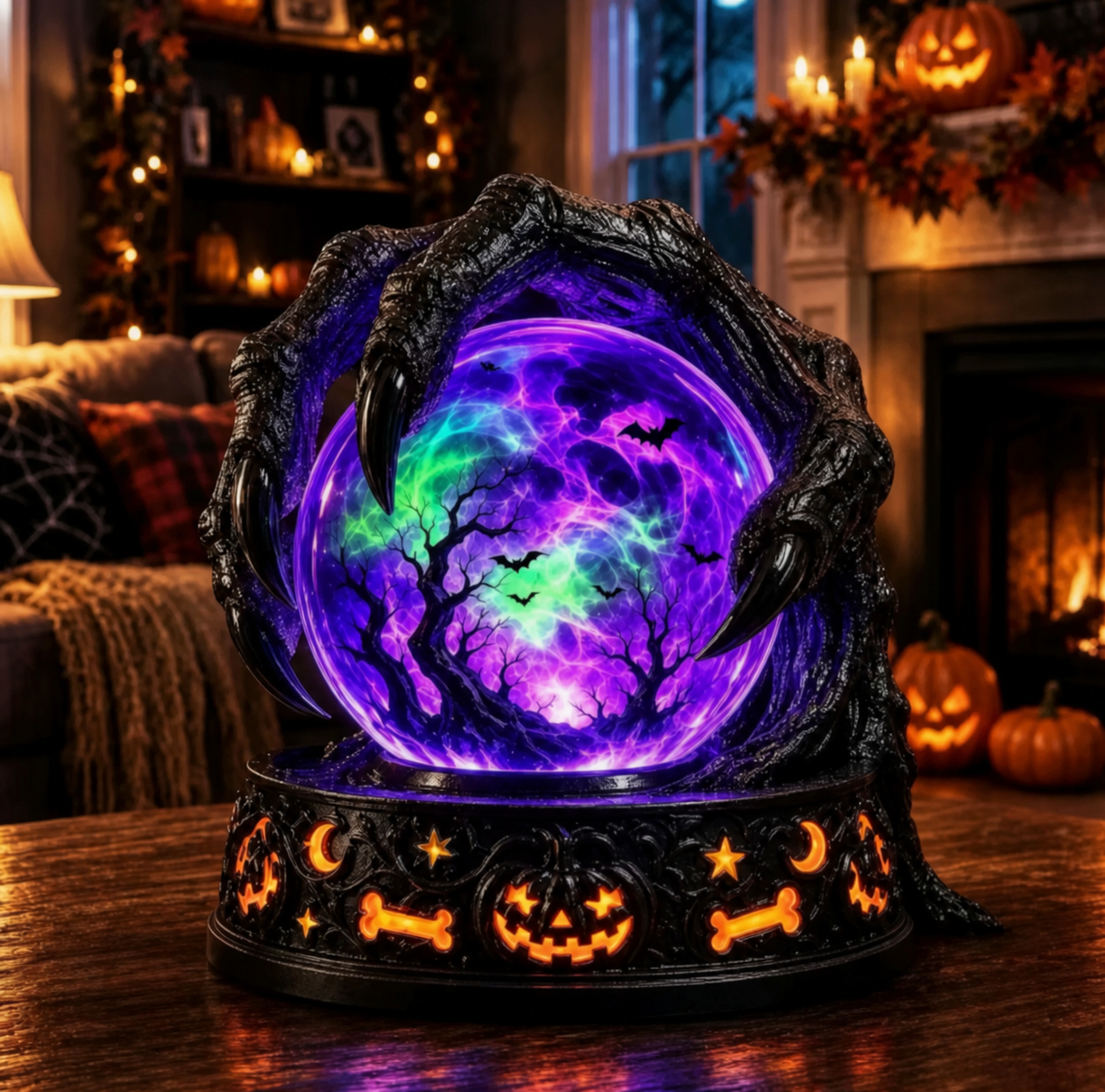 👻 Halloween Crystal Ball Lamp🔮 The Perfect Halloween Decoration🎃
