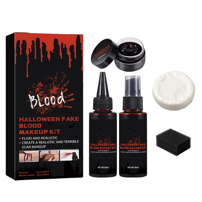 Halloween Fake Blood Makeup Kit 🩸🎃
