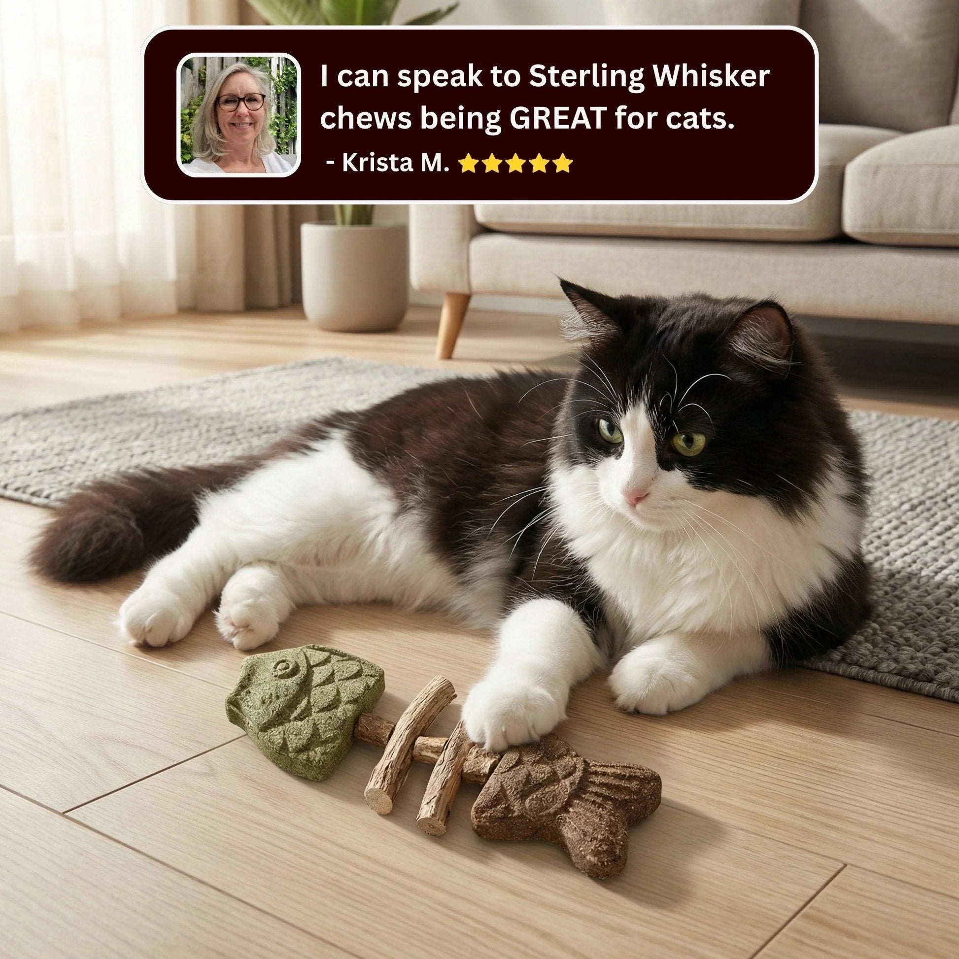 🔥🔥Day Sale 50% OFF🔥🔥 - Catnip & Silvervine Chew