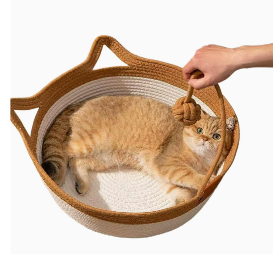 🐱Handwoven Cotton Rope Cat Bed🐱