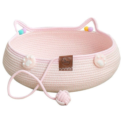 🐱Handwoven Cotton Rope Cat Bed🐱