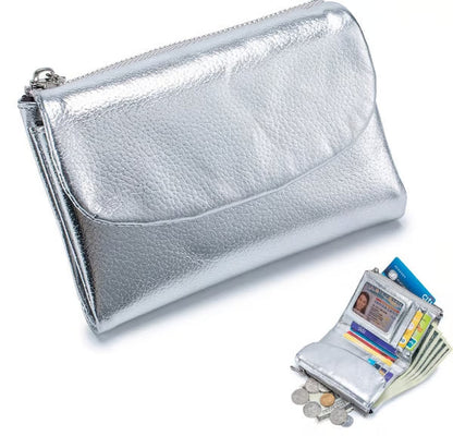 ✨⏰Unisex Pebble Real Leather RFID Wallet🔥