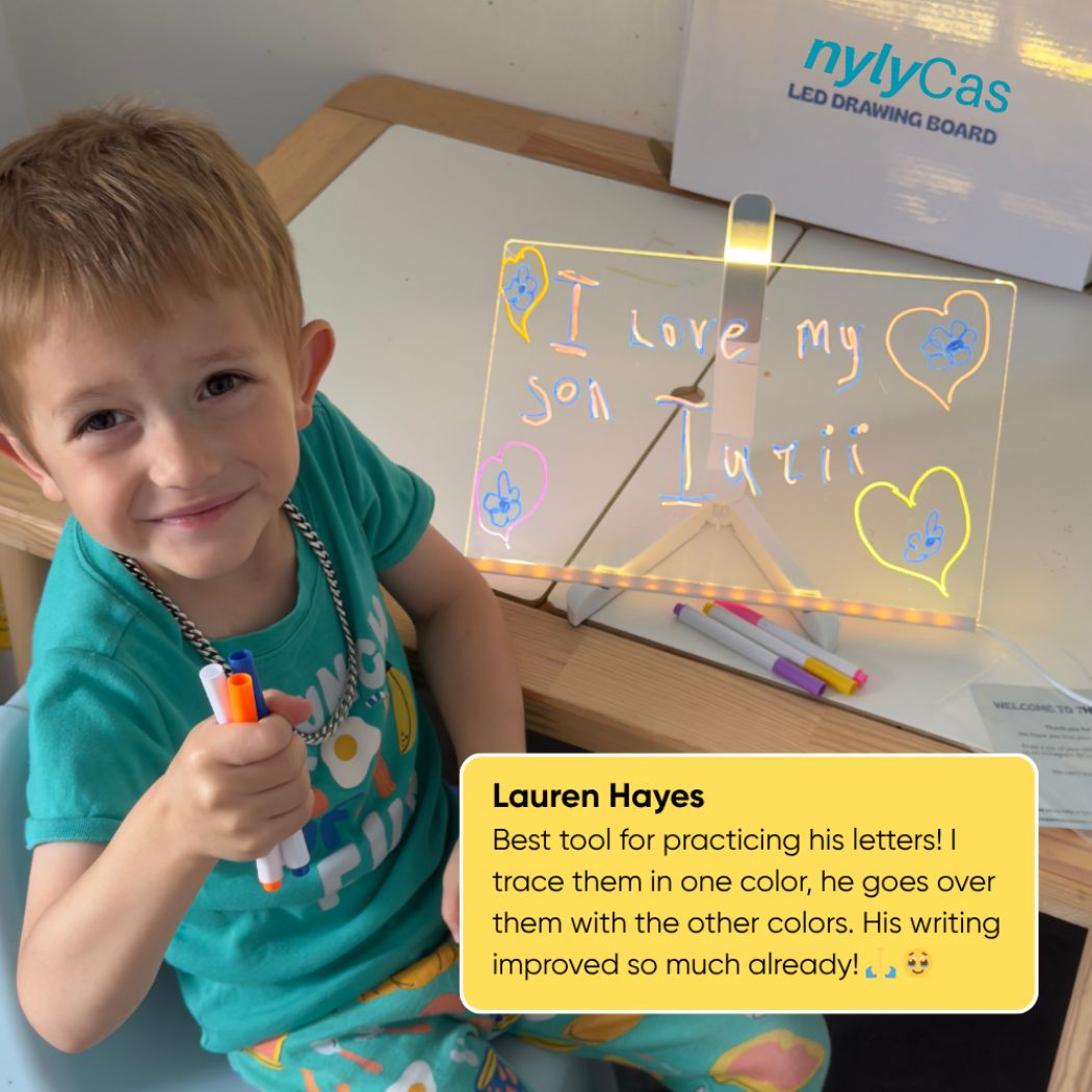 🎨 Magic LED Drawing Board – Glow, Draw & Create! ✨