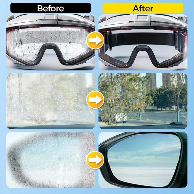 🔥HOT SALE🔥🌫️🚗 Anti-Fog Glass Coating Wiper – Easy Swipe-On Treatment for Car Windows, Mirrors & Visors