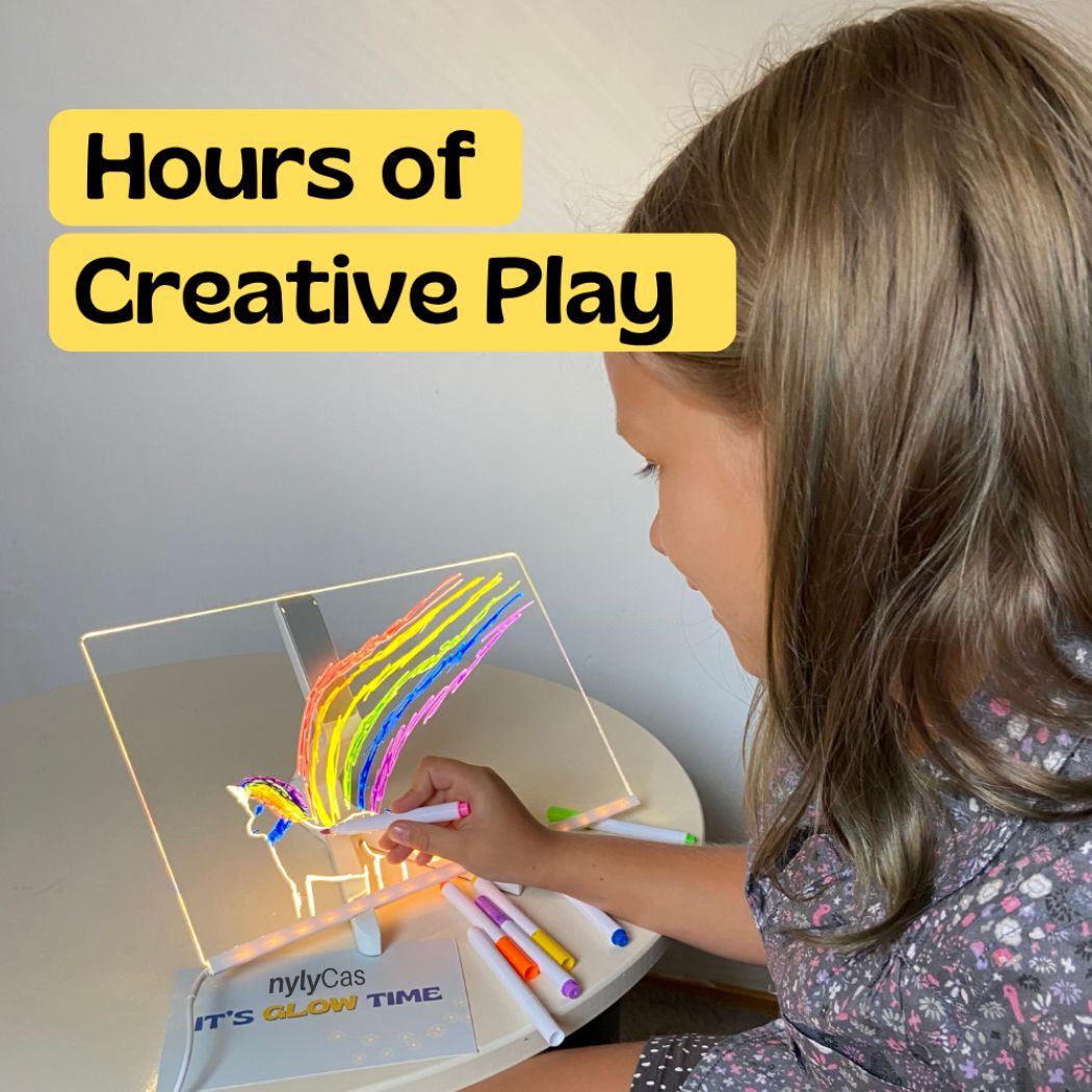 🎨 Magic LED Drawing Board – Glow, Draw & Create! ✨