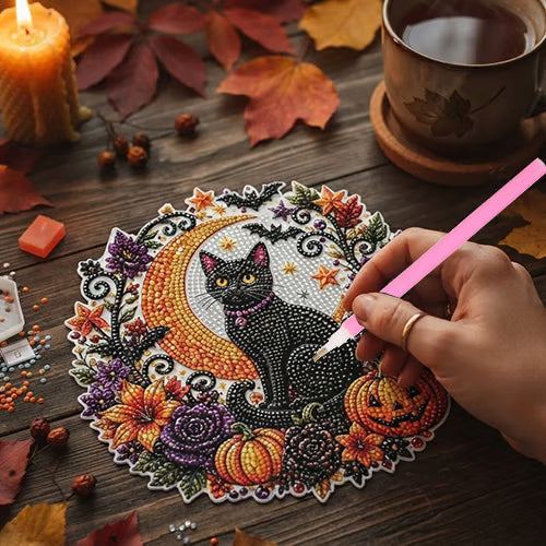 Halloween Diamond Painting Hanging Ornament Kit