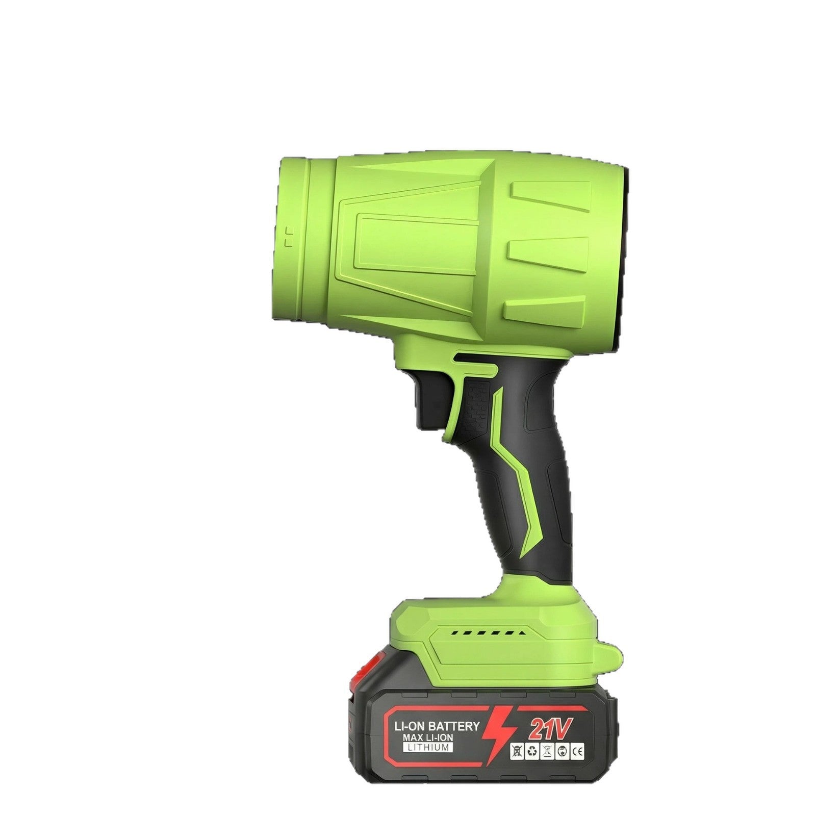 Green Blower [2000g]  [21V] 1200 Capacity, 5 Batteries, 1 Charger + Carton