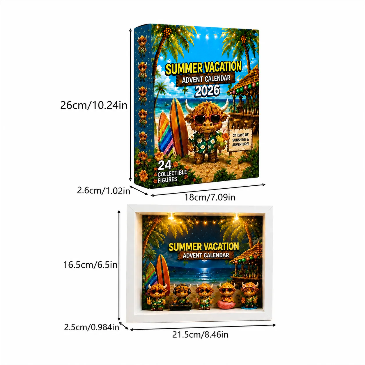🔥FLASH SALE 50% OFF - 🏖️🐮Summer Vacation Advent Calendar 2026