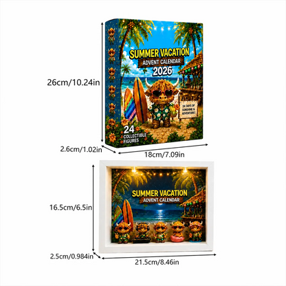 🔥FLASH SALE 50% OFF - 🏖️🐮Summer Vacation Advent Calendar 2026