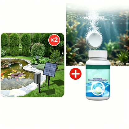 Solar Pond Aerator with Air Pump