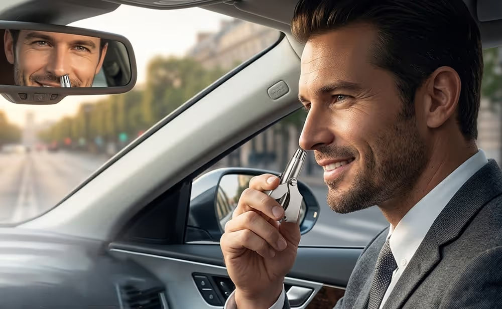 Manual Stainless Steel Nose Hair Trimmer
