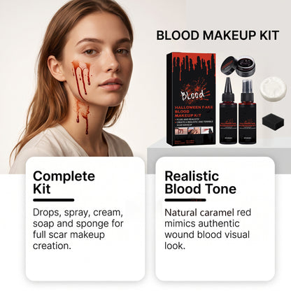 Halloween Fake Blood Makeup Kit 🩸🎃