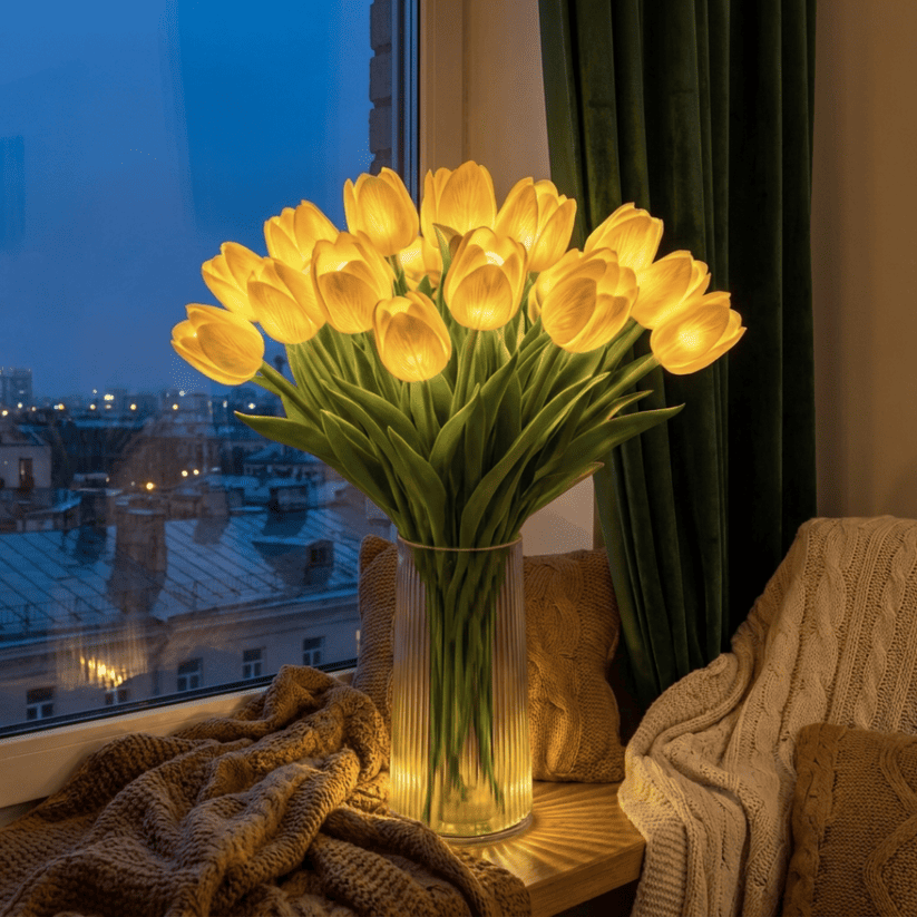 Romantic Tulip LED Flower Lamp