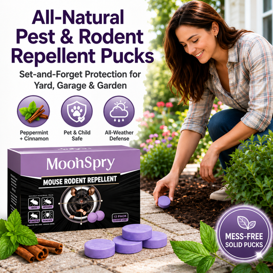 All-Natural Peppermint and Cinnamon Pest and Rodent Repellent Pucks