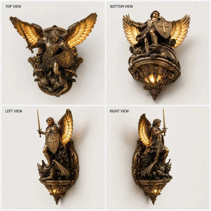 🕊️St. Michael Guardian Angel Wall Light✨