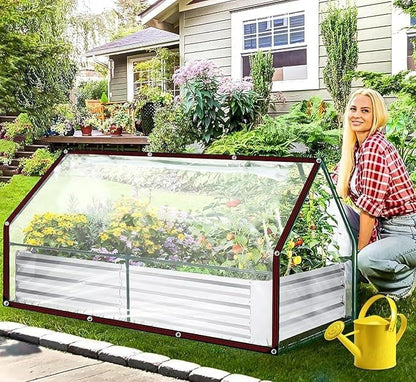 💦🌊 Heavy-Duty PVC Tarp - Weatherproof Clear Waterproof Tarp