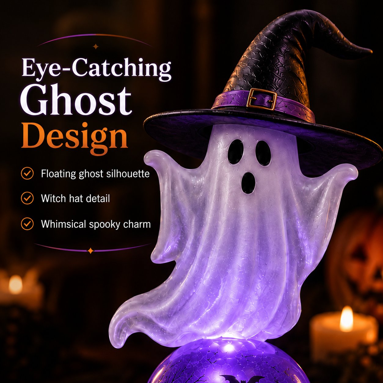👻 Halloween Crystal Ball Lamp🔮 The Perfect Halloween Decoration🎃