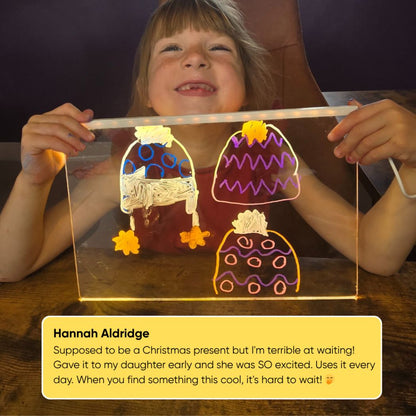🎨 Magic LED Drawing Board – Glow, Draw & Create! ✨