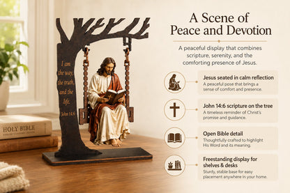 🔥Last Day 50% OFF - ✝️📚Christian Jesus Swing Ornament