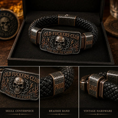 ☠️ Old Legends Club Bracele🪓 | 2026 Limited Edition Vintage Bracelet - Only 17 Left