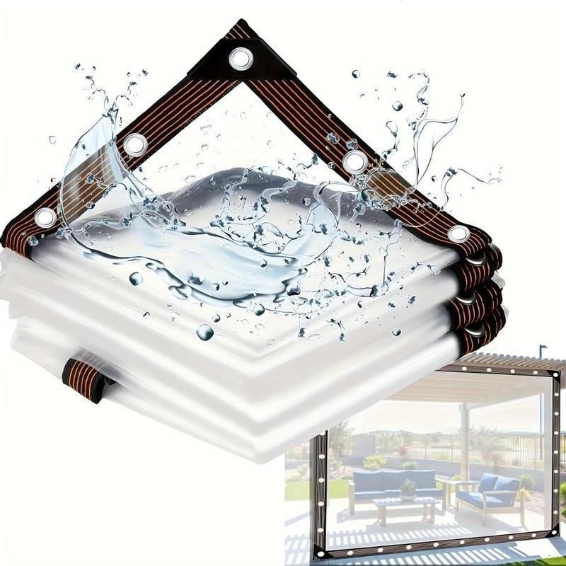 💦🌊 Heavy-Duty PVC Tarp - Weatherproof Clear Waterproof Tarp