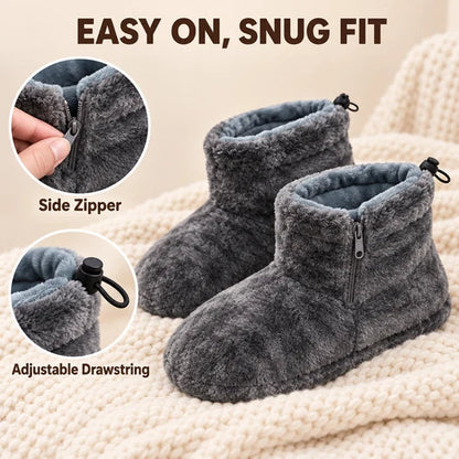 ❄️🔥 Heated Slipper Boots – Cozy Winter Foot Warmers for Home Comfort 🧦🏡