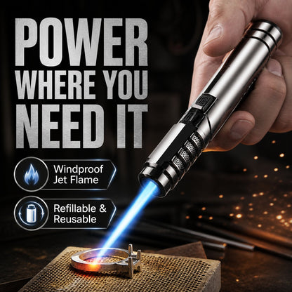 Multi-Purpose Windproof Refillable Jet Torch Lighter